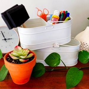 Target | White Metal Utility Art Buckets Wedding